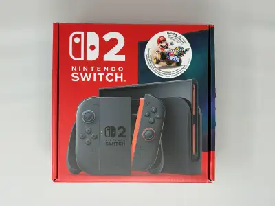 Looking to trade a brand new, factory-sealed Nintendo Switch 2 bundled with Mario Kart World for ret...