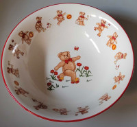 Vintage 1984 Mason's Ironstone Teddy Bears Child's Cereal Bowl