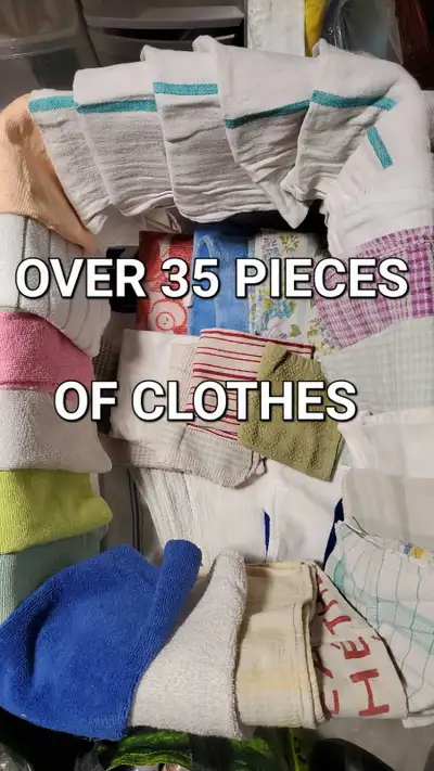 Over 35 used dish clothes or rags - $15 - Pick up in Orleans ON , View more
