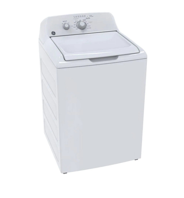GE 27 Inch 4.4 cu. ft. Top Load Washer High Efficiency in White in Washers & Dryers in Calgary - Image 2