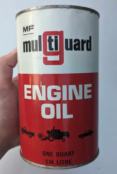 {INV#OC1090-AC-01} | Few available. Vintage Massey Ferguson Tractors Multiguard Engine Oil Imperial...