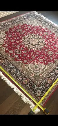 Persian Tabriz square handmade rug (2 metre  X 2 metre)