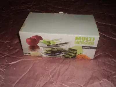 Multi grater/slicer with mandolin in original box BPA Free