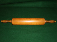 Antique Kitchen Wood Rolling Pins 19, 17.5 inches