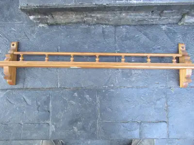 Oak Plate Rail Shelf, View more