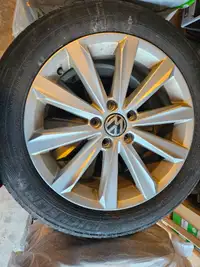 Vw rims 5x112 .. tires are shot and will be removed