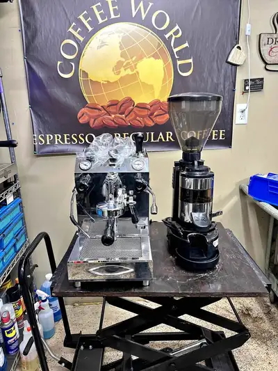 Home Espresso Machine With Grinder, View more