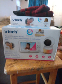 Pan and tilt video monitor baby monitor security system 