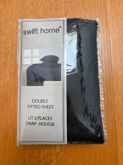 Swift Home Double Fitted Sheet - Brand New, View more
