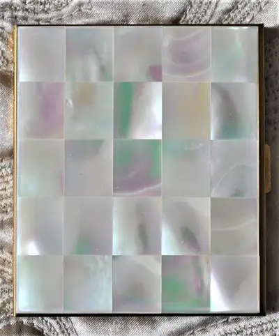VINTAGE MOTHER of PEARL COMPACT, View more