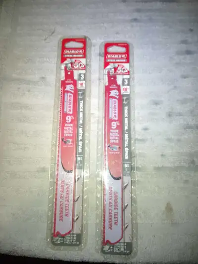 BNIB DIABLO 9" METAL CUTTING BLADES, View more