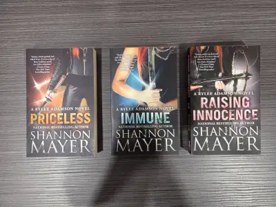 Book 1: Priceless Book 2: Immune Book 3: Raising Innocence By Shannon Mayer Very good condition. Acc...