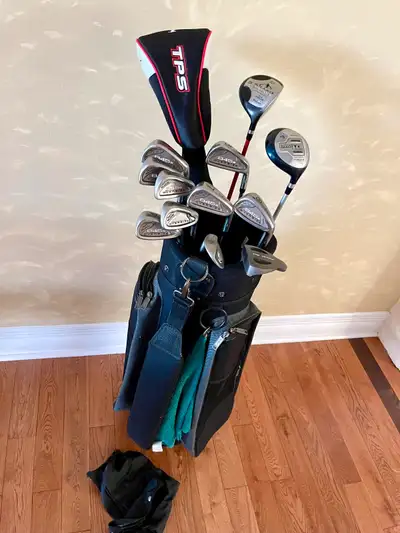 Men’s Golf set with New Driver and Cart Bag / Right Handed, View more