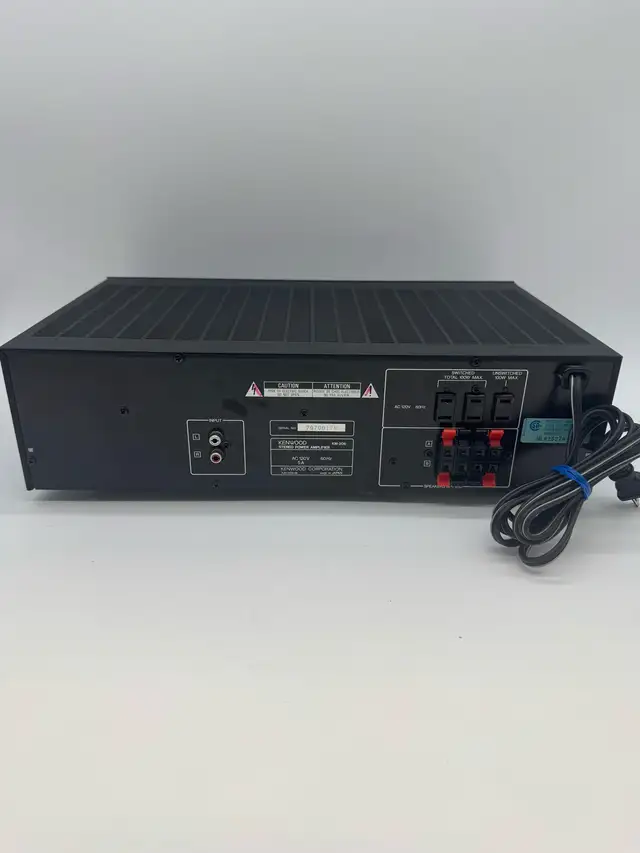 Kenwood KM-206 Stereo Power Amplifier Vintage Made in Japan in Stereo Systems & Home Theatre in City of Toronto - Image 6