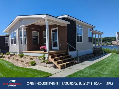 This brand-new 2-bedroom, 1-bathroom Sans Souci Cottage, located on a premium waterfront lot in the...