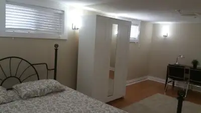 1 Lrge Bdrm in bsmt for rent Scarborough, avail July 1st.