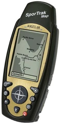 Magellan SporTrak Map Waterproof Hiking GPS with batteries