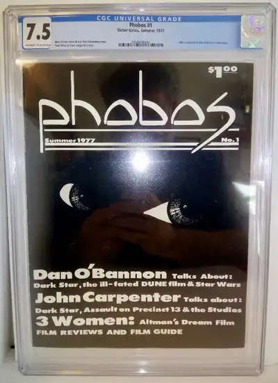 Phobos 1 CGC 7.5 1977 Sci-Fi Horror Dan O'Bannon Alien John Carp, View more