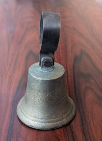 Vintage Brass Bell with Crisp and Clear Tone