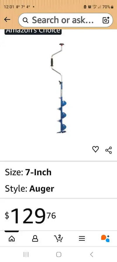 ice auger , View more
