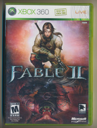 ORIGINAL PROBABLY USED XBOX 360 FABLE II VIDEO GAME XOBX LIVE
