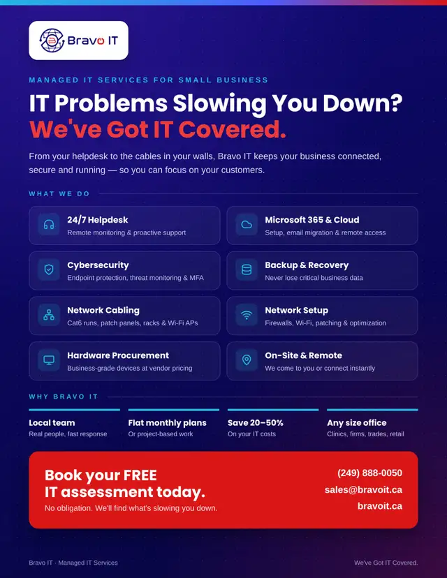 IT Support – Cabling, Hardware, IT and Computer Support