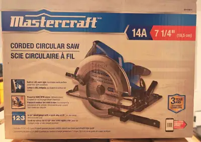 Mastercraft 14A Circular Saw with LED Work Light, View more