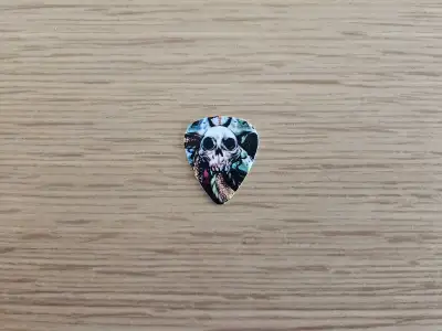 Apocalyptic Love Guitar Pick (Skull and Snake), View more