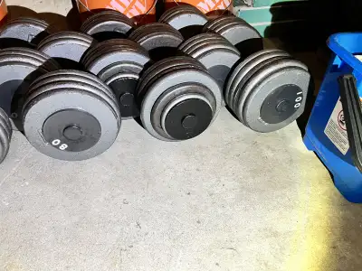 Full Commercial Dumbbell Set -20 Ib to 100 Ib, View more