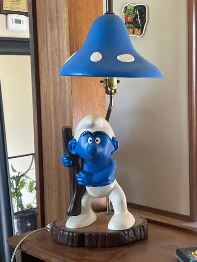 Smurf lamp, View more