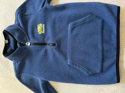Roots Kids Boys 1/4 Zip Blue Fleece 4T, View more