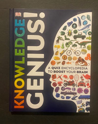 DK Knowledge Genius! Quiz Encyclopedia Hardcover Book