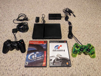 Playstation 2 Slim Tested, new clock battery, Gran Turismo 3 & 4