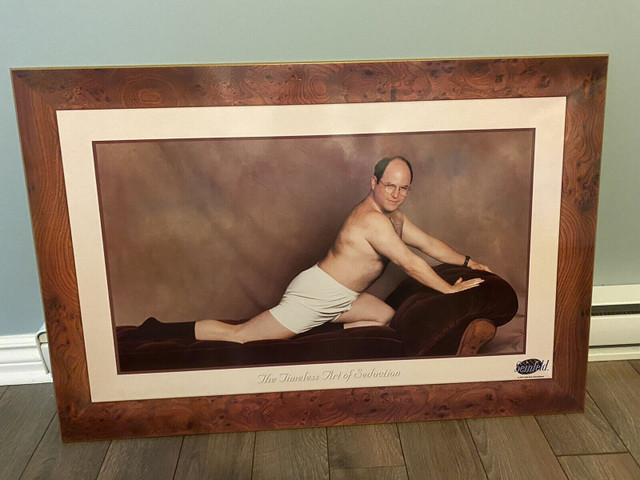 The timeless Art of Seduction wood frame 24 x 36 inch - Seinfeld dans Art et objets de collection  à Ville de Montréal