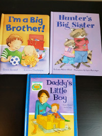 Books: Im a Big Brother, Hunters Little Sister,Daddys Little Boy