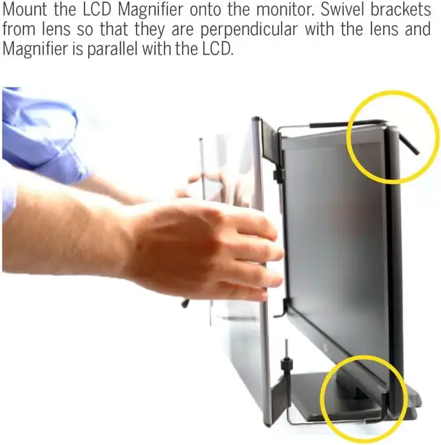 (NEW) Kantek MAG17L LCD Monitor Magnifier Filter Fits 17” Sceen in Monitors in City of Toronto - Image 7