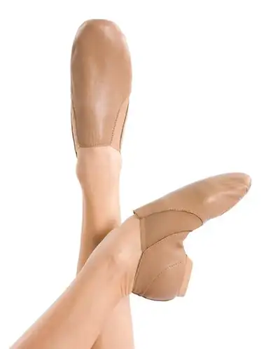 Tan jazz shoes for dancing. Bought from dance street barely used ready to be sell.