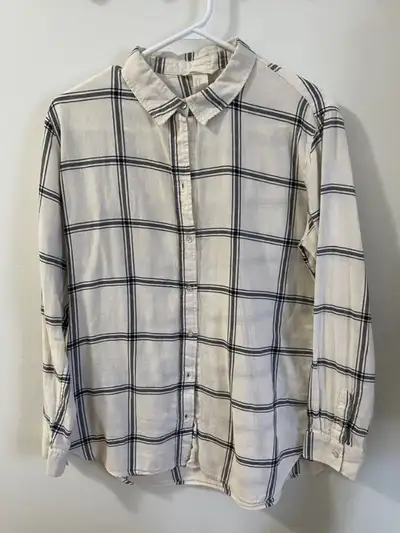 Chemise à boutons H&M Button-down Shirt - Usagé, used - Taille, size: 8US