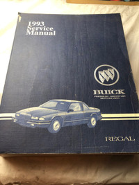 VINTAGE 1993 BUICK REGAL FACTORY BOOK II MANUAL #M0897