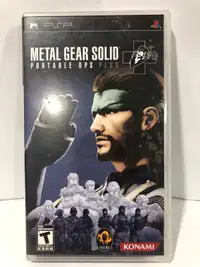 Metal gear solid portable OPS plus for PSP