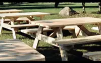 Cedar & Spruce Picnic table