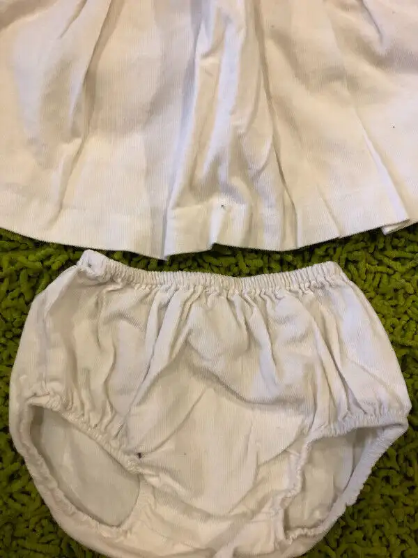 THE CHILDREN'S PLACE IVORY CORDUROY LONG SLEEVE DRESS 6- 9 MTHS62863262614658123