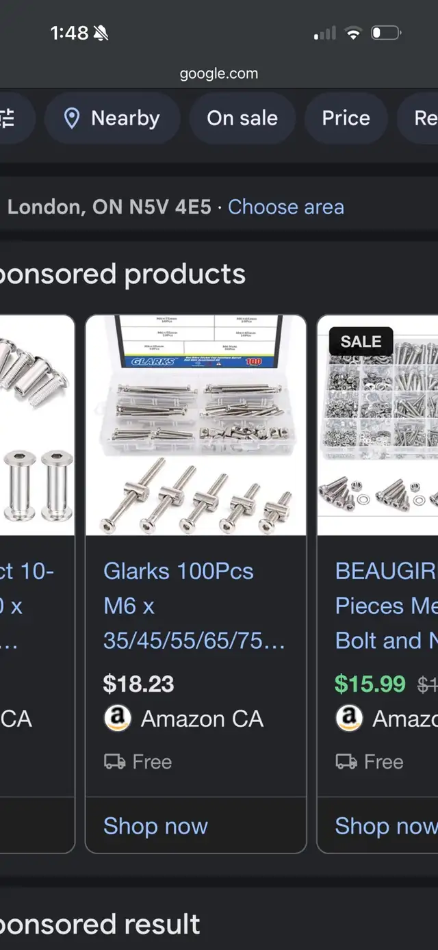 M6 Hex Socket Furniture Barrel Bolt Nut Accessories Kit - 1 in Hand Tools in London - Image 6