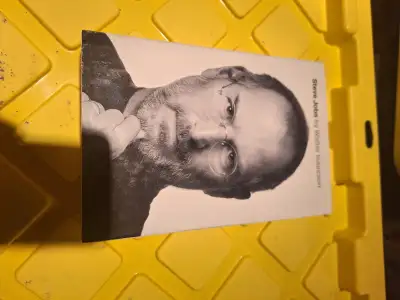 Steve jobs hardcover.