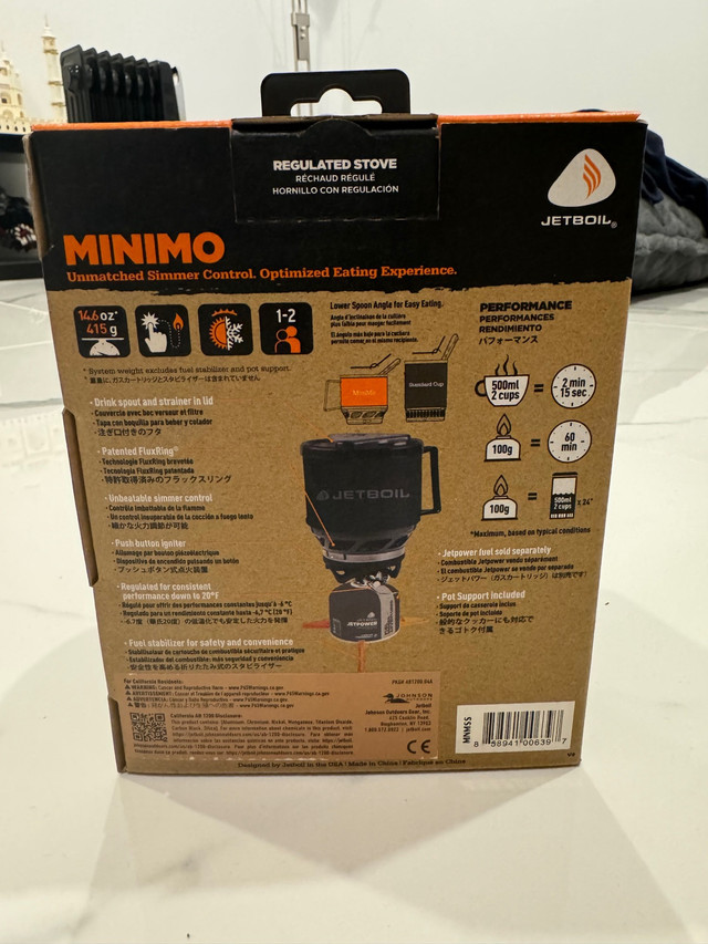New Jetboil Minimo for sale in Other in Markham / York Region - Image 3