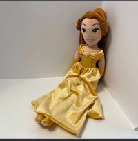 DISNEY store plush belle doll beauty and the beast 20”