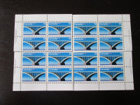737 4 Corner Blocks Mint Canadian Postage Stamps Peace Bridge