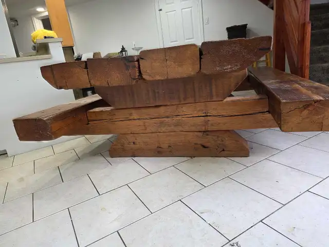  Solid Antique Farmhouse Dining Table – Statement Piece  in Dining Tables & Sets in Cornwall - Image 9