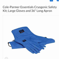 Gloves and apron 