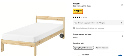 IKEA Twin Bed for sale, View more